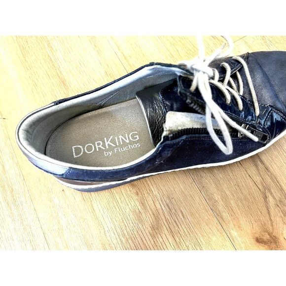 Dorking by Fluchos Karen Blue Shoes EU 37, US 6 - Picture 10 of 14